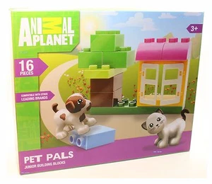 Animal Planet 16 tlg. SET Junior Bausteine Pet Pals Katze Hund Spaß Kleinkind 3+  - Bild 1 von 7
