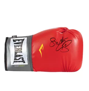Guante de boxeo firmado por George Groves Everlast, rojo (par, derecha e izquierda) - Imagen 1 de 4
