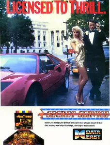 Secret Service Pinball (Data East) - Set chip ROM aggiornamento CPU/display V2.6 - Foto 1 di 2