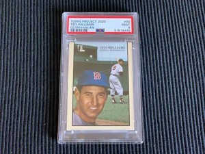2020 TOPPS PROJECT #90 TED WILLIAMS / OLDAMANALAN *PSA 9 MINT*  RED SOX