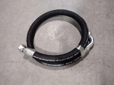 QTY2 BRAND NEW SAE 100R17 1" Hydraulic Hose Assembly 1"FJIC X 1"FJIC90 - Изображение 1 из 2