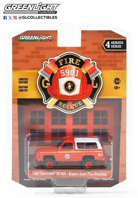 1/64 1984 CHEVROLET M1009 ALASKA STATE FIRE MARSHAL 67050-D - Image 1 of 1