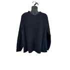 Carbon2Cobalt Men's Serendipity V Neck Sweater Cotton Cashmere Knit Size Large