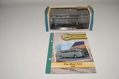 A35 1:76 ATLAS BUS COLLECTION VAN HOOL 306 1958 VERDE NUOVO CON SCATOLA - Immagine 1 di 4