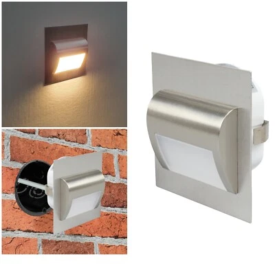 LED Wand-Einbaustrahler 230V UP-Schalter-Dose Treppen-Stufen-Licht Leuchte Lampe - Bild 1 von 4