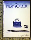 1988 Constellation Astronomy Inkwell Pen Mihaescu Art New Yorker Cover Fc764