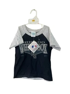 vintage chicago white sox t-shirt youth kids size 4T NWT NOS 90s MLB USA made - Picture 1 of 6