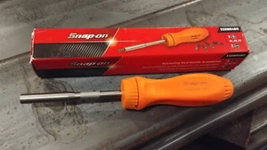 Snapon Tools Hard Handle Ratcheting Screwdriver ORANGE - Picture 1 of 1