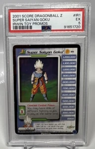 Super Saiyan Goku Limited Irwin Toys Promo IR1 PSA Graded 5 - Rare Toy Promo - Picture 1 of 2