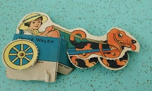 Milton J Cross NBC Radio Recortes Rueda Animada Juguetes Joyce Walsh Perro - Imagen 1 de 3