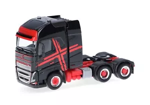 Camión HERPA modelo 1:87 Volvo FH 16 GL XL 2020 tractor negro H0 318624 - Imagen 1 de 5