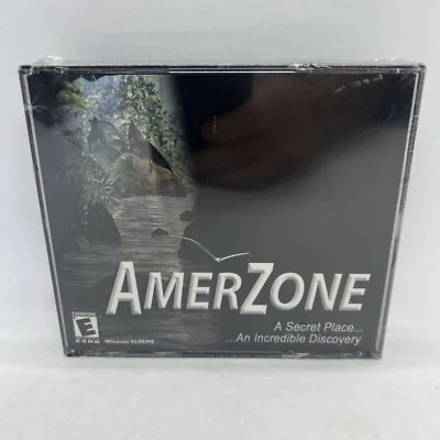 AmerZone PC Game (For Windows 95/98/ME) CD-ROM New Sealed - Image 1 of 4
