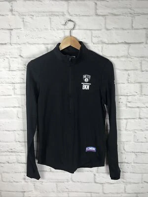 NEW Under Armour Womens Brooklyn Nets Long Sleeve 1/4 Zip Pullover Size Medium - Image 1 of 4