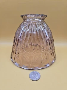 Amethyst Glass Replacement Shade - Glass Lamp Shade - Purple Shade Fairy Lamp - Picture 1 of 7