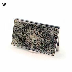 Estuche de acero inoxidable arabesco arte perla con nombre comercial - Imagen 1 de 4