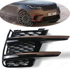 Front Bumper Side Bezel Cover Grille t Fit For LR Range Rover Velar 2017-2021,RH - Imagen 1 de 5