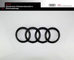 Audi Original Ringe schwarz glänzenden vorne 8T0853605T94 - A1 A3 A4 A5 A6 A7 - Bild 1 von 2