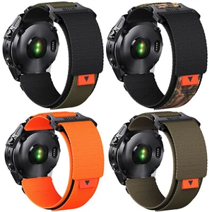 Bracelet de montre en nylon Accessoires pour Garmin Fenix 5 6 7 5X 6X 7X Pro - Imagen 1 de 16