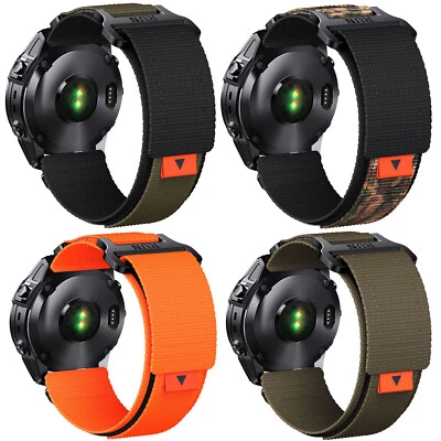Bracelet de montre en nylon Accessoires pour Garmin Fenix 5 6 7 5X 6X 7X Pro