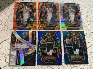 Zion Williamson 6 Card Panini Prizm Select Holo Lot New Orleans Pelicans 🔥🏀 - Imagen 1 de 2