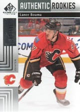 2011-12 SP Game Used Calgary Flames Hockey Card #106 Lance Bouma Rookie /699