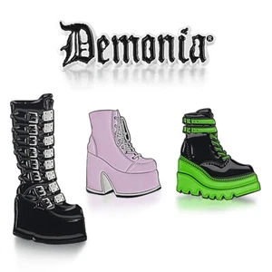 DEMONIA SOFT ENAMEL PIN COMBO MADE BY PLEASER USA. - Picture 1 of 1
