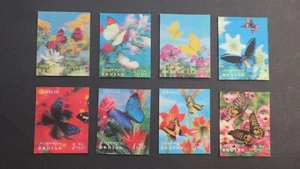 Timbres Papillons Bhoutan 1968 N° 170 à 173 + PA 30 à 33 à voir - Picture 1 of 2