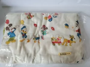 Vintage New 3 Pack Receiving Blanket Mickey Mouse Pluto Donald Duck Minnie 30x40 - Picture 1 of 12