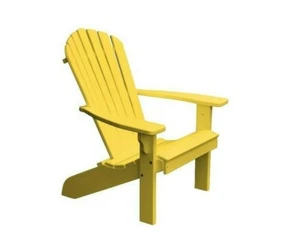 Fanback Poly Adirondack Chair - Multiple Colors - Amish Made in USA - Picture 1 of 47