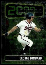 1999 Bowman Chrome ROY9 George Lombard   Atlanta Braves  Baseball Card