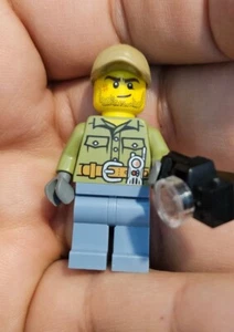 Volcano Explorer LEGO Minifigure Lot City 60133 60122 60120 EUC Camera C16-4  - Picture 1 of 6