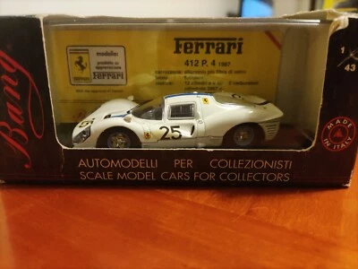 BANG FERRARI 412P 24H LEMANS 1967 PEDRO RODRIGUEZ-GIANCARLO BAGHETTI 1:43 - Immagine 1 di 2