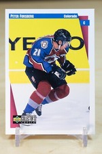 1997-98 UD Collector's Choice Base #54 Peter Forsberg - Colorado Avalanche