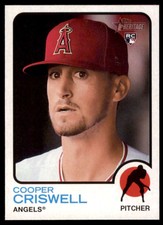 2022 Topps Heritage High Number #594 Cooper Criswell  RC Los Angeles Angels