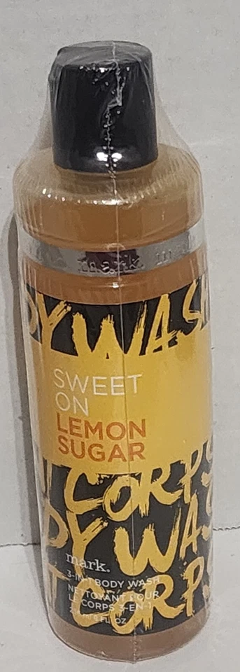 Jabón corporal Avon Mark Sweet On Lemon Sugar 8 onzas 3 en 1 nuevo sellado EE. UU. Foto 1 de 1