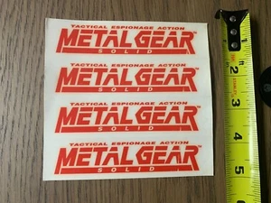 SONY Playstion Promo - METAL GEAR SOLID Sticker Sheet - PSX Promotional - Picture 1 of 1
