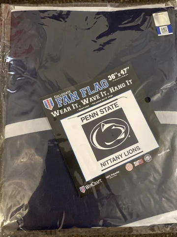WinCraft Collegiate Fan Flag Penn State Nittany Lions 36" x 47" Cover