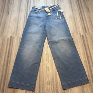 Neu mit Etikett Old Navy Damenjeans hoher Bund weites Bein Größe 0 - Bild 1 von 3