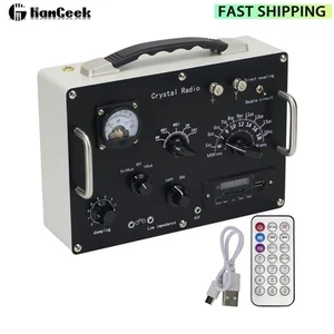 Crystal Radio Medium Wave and Shortwave Retro Crystal Radio w/FM Radio and MP3 - Picture 1 of 7