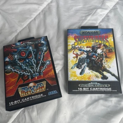 Lote de Juegos Sega Mega Drive Sunset Riders + Truxton - Immagine 1 di 4