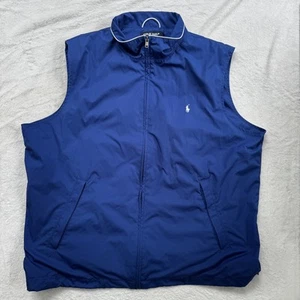 Vintage Polo Golf Ralph Lauren Vest Mens 2XL Sleeveless Windbreaker 2004 Golf - Picture 1 of 9