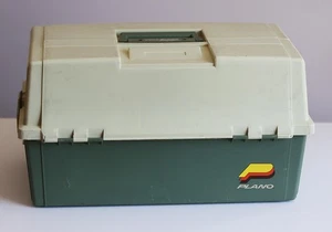Plano 8606 Tackle Box 2 Sided 6 Trays Accordion Locking Fishing Storage Vintage - Picture 1 of 13