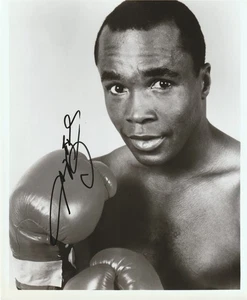 SUGAR RAY LEONARD BOXEN HOFer AUTHENTISCHES ORIGINAL HANDSIGNIERTES FOTO - Bild 1 von 2