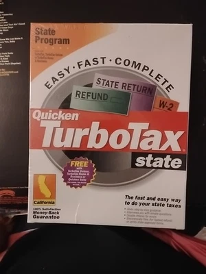 Turbotax 2000 Deluxe State for Windows. New. CD version. Genuine. Vintage - Image 1 of 3