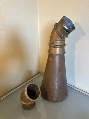 tubo parlante o tubo de voz de latón vintage Foto 1 de 4