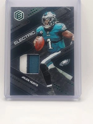 2022 Panini Elements Jalen Hurts Electric Patch 6/10 No.ELE-17 - Image 1 of 4