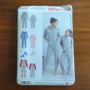 NEW Simplicity 8520 Girls & Misses Knit Jump Suit Sewing Pattern Size S-L UNCUT - Picture 1 of 2