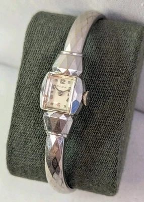 Vintage Bulova 21 Jewel Manual Wind Bangle Style Women's Watch 10K GF - Image 1 of 4