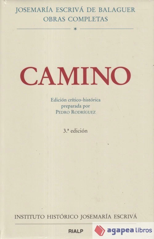 Camino : edición crítico-histórica. NUEVO. ENVÍO URGENTE (Agapea) - Imagen 1 de 1