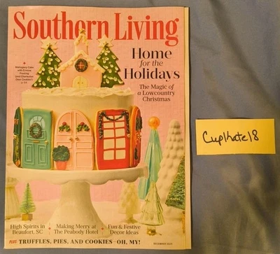 Southern Living Dec December 2025 Home for the Holidays NEW No Label Magazine Foto 1 de 3